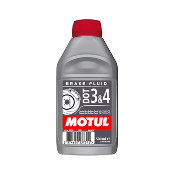 Liquide de frein DOT 3 & 4 Brake Fluid 500ml Motul