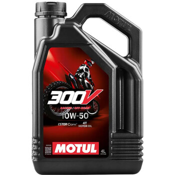 Huile 4T 300V Off Road Racing 10W50 Motul