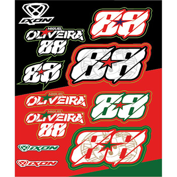 Planche stickers Miguel Oliveira 24 Ixon