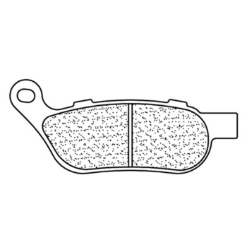 Plaquettes de frein Route métal fritté - 1213RX3 Cl brakes