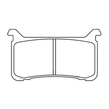 Plaquettes de frein street métal fritté - 1252A3+ Cl brakes