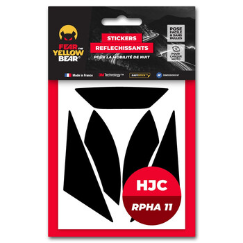 Stickers Easy Replica™ HJC RPHA11™ Fear The Yellow Bear
