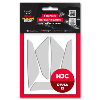 Stickers Easy Replica™ HJC RPHA12™ Fear The Yellow Bear