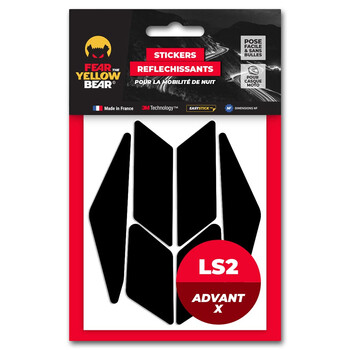Stickers Easy Replica™ LS2 Advant X™ Fear The Yellow Bear