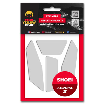 Stickers Easy Replica™ Shoei J-Cruise2™ Fear The Yellow Bear