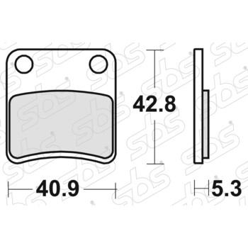 Plaquettes de frein 209 HF SBS