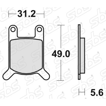 Plaquettes de frein 532 HF SBS