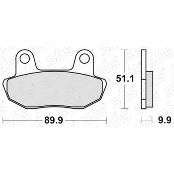 Plaquettes de frein 561 HF SBS