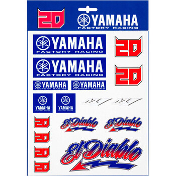 Stickers 20 Yamaha Fabio Quartararo