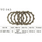 Disques garnis d'embrayage VC343