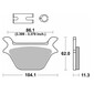 Plaquettes de frein 669 H-LF