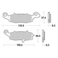 Plaquettes de frein S1352N