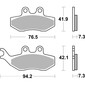 Plaquettes de frein 168CT (774)